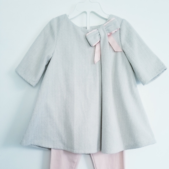 Tahari Girls Outfit Matching Top and Legging Set Size 4T - Picture 4 of 13